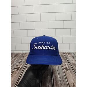 Sports Specialties Seattle Seahawks Vintage Script adjustable Snapback Hat NFL